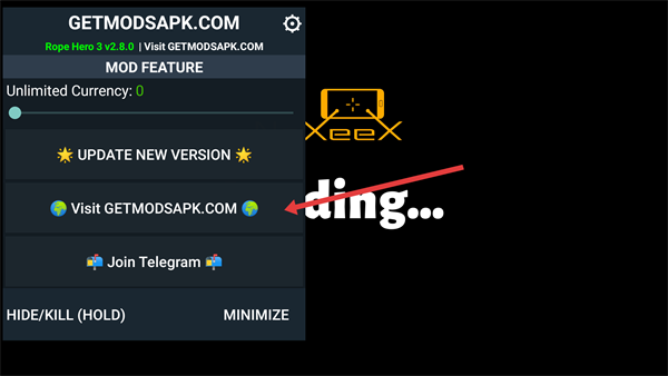 绳索英雄3内置功能菜单