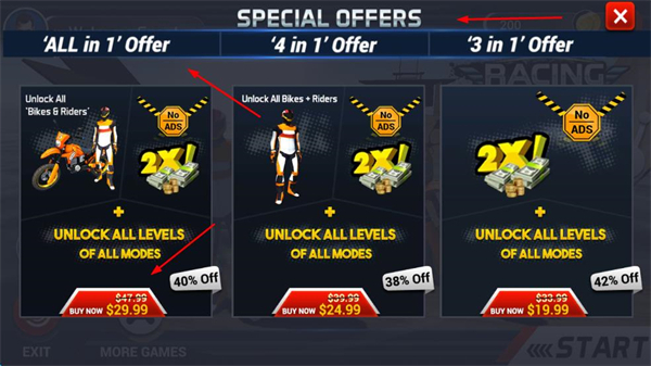 极速摩托3d无限金币版