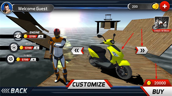 极速摩托3d无限金币版