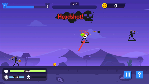 火柴人神射手内置修改版