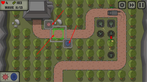 战术战争塔防功能菜单