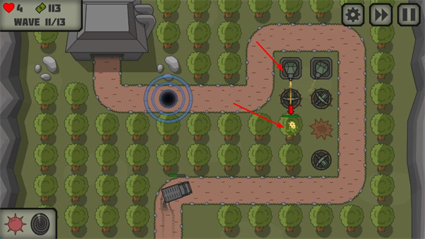 战术战争塔防功能菜单