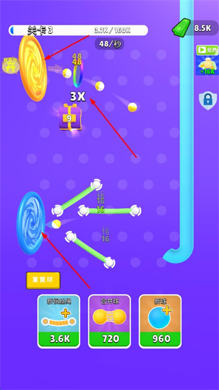 弹球高高手免广告无限金币