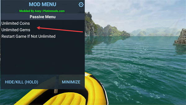 怪物钓鱼内置菜单