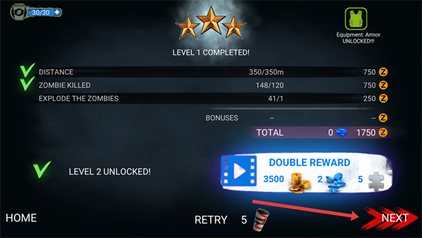 丧尸射手无限金币999钻石版