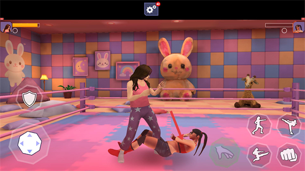 美女摔跤模拟器