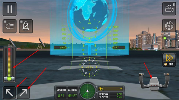 飞行模拟2018内置菜单