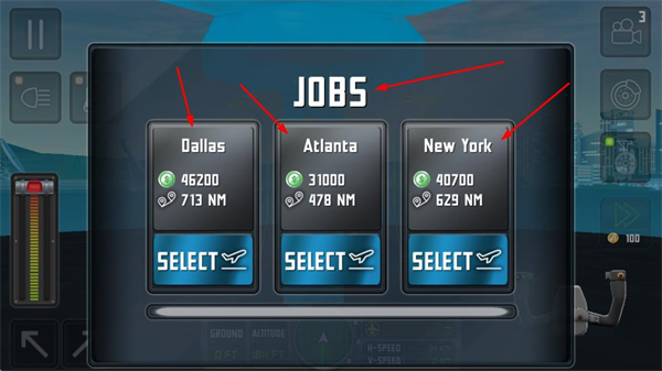 飞行模拟2018内置菜单