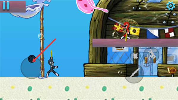 火柴人冲突双人格斗