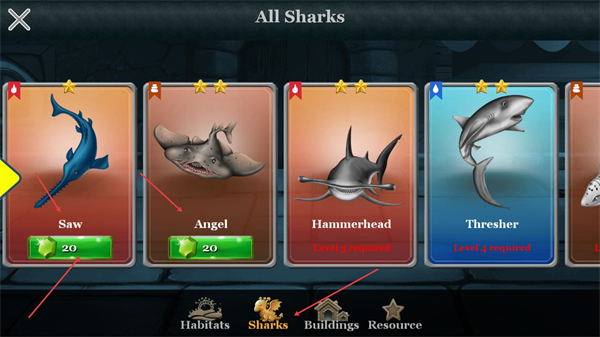 鲨鱼世界内置MOD版