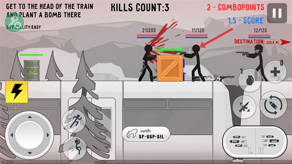 火柴人战争打击免内购