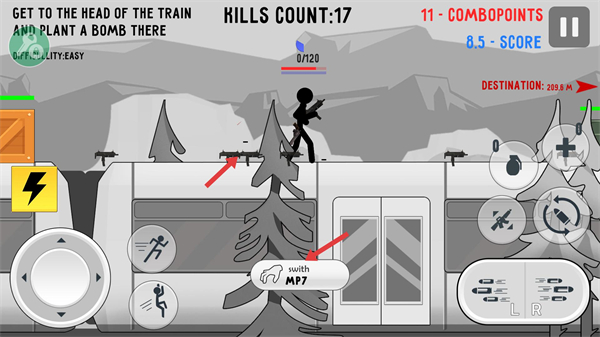 火柴人战争打击免内购