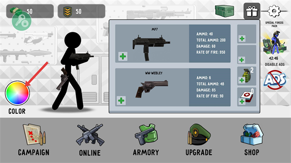 火柴人战争打击无广版