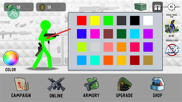 火柴人战争打击无广版