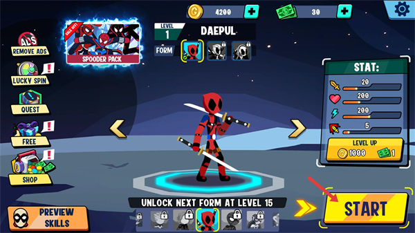 火柴人超级英雄战争