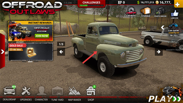 亡命越野内置MOD内置菜单