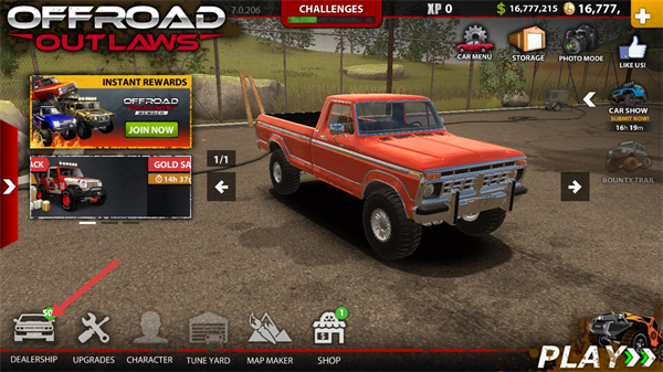 亡命越野内置MOD内置菜单