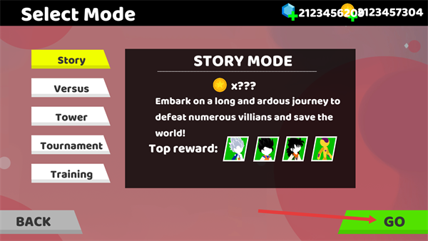 火柴人悟空格斗内置作弊菜单