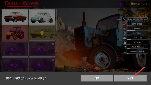 越野攀登完整版解锁所有车辆