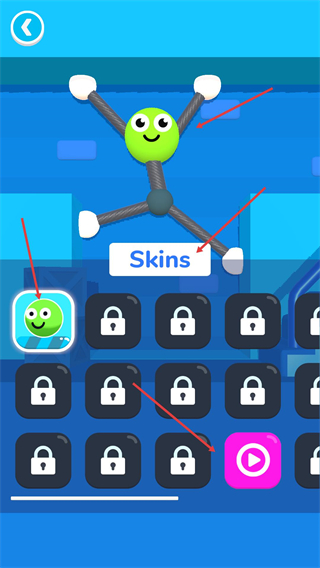 橡皮人快跑全部皮肤解锁