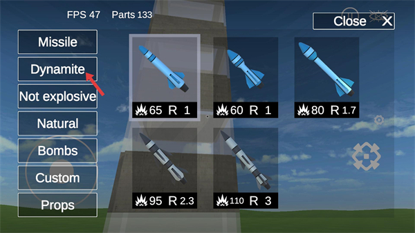 爆破物理模拟器解锁全部地图