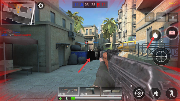 现代枪射击战争游戏内置功能菜单