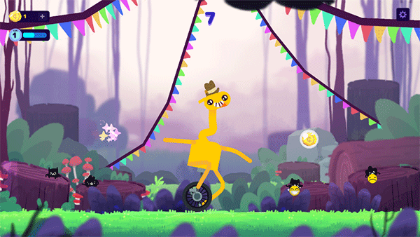 独轮车长颈鹿（unicycle giraffe）