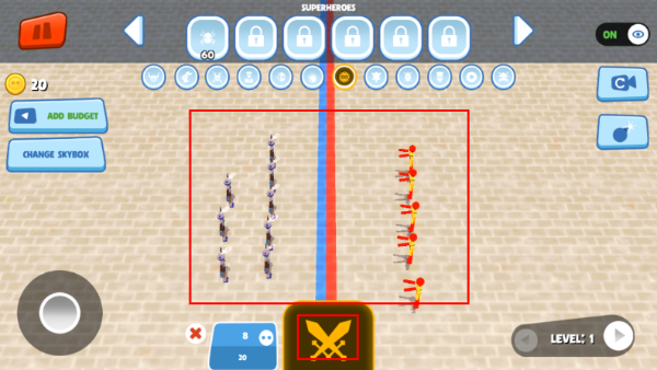 愚蠢战争模拟器内置菜单